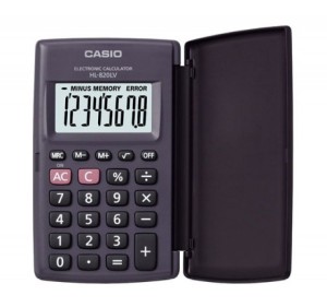 Casio Kalkulator kieszonkowy HL-820LV-B BK, 8-cyfrowy, 127x104mm, czarny, box