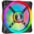 Wentylator Corsair iCUE QL140 RGB PWM - 140mm, czarny - 2696489