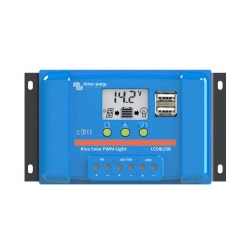 BlueSolar PWM-LCD&USB 12/24V-5A - 2696800