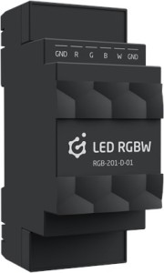 Moduł ściemniający LED RGBW Grenton / montaż na szynie DIN / TF-Bus