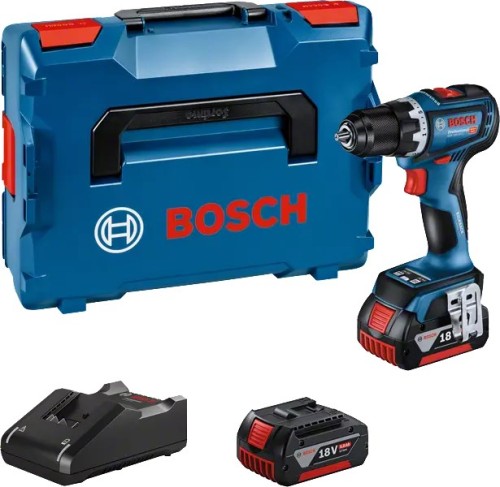 Bosch GSR 18V-90 C 2100 RPM 1,1 kg Czarny, Niebieski, Czerwony - 2698342