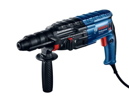 BOSCH MŁOTOWIERTARKA Z OPCJĄ KUCIA 790W 2,7J GBH 240 F + DADATKOWY UCHWYT - 2698419
