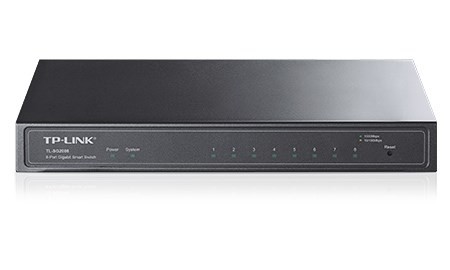Switch zarządzalny TP-Link TL-SG2008 V3 Smart JetStream 8x10/100/1000Mb/s - 2335182