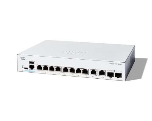 Cisco Catalyst 1300 Zarządzany L2 Gigabit Ethernet (10/100/1000) Obsługa PoE Szary - 2699812