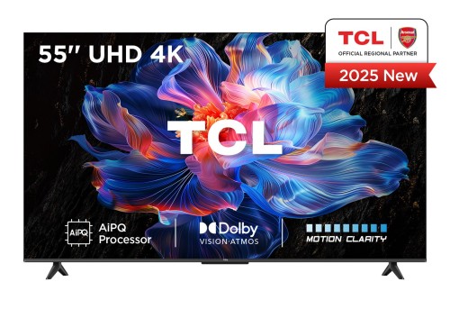 Telewizor TCL 55V6C DLED 55'' 4K Ultra HD Google TV Dolby Atmos DVB-T2 Metaliczny - 2682762