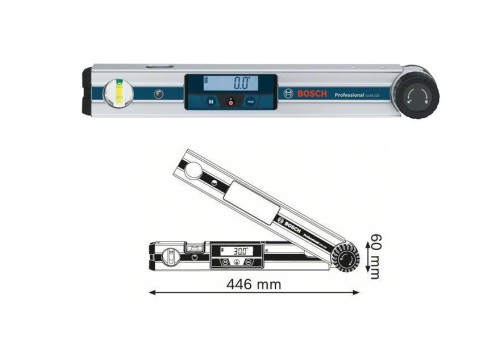 Bosch GAM 220 Professional cyfrowe mierniki kąta 0 - 220° - 2700996