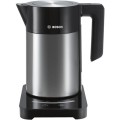 Bosch TWK7203 czajnik elektryczny 1,7 l 1850 W Czarny, Stal nierdzewna - 2701621