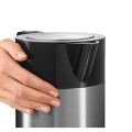 Bosch TWK7203 czajnik elektryczny 1,7 l 1850 W Czarny, Stal nierdzewna - 2701614