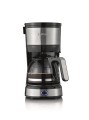 SEVERIN EKSPRES PRZELEWOWY DO KAWY INOX, POJ. DZBANKA 0,4 L, POJ. ZBIORNIKA 0,6 L, FILTR 1X2, PŁYTA GRZEWCZA, MOC 750W KA4808 - 2695021