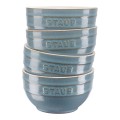 Staub Ceramique Zestaw misek 0,7 l Okrągły Ceramika Turkusowy 4 szt. - 2701930
