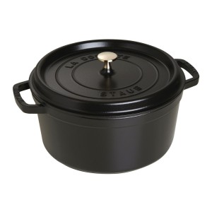 Garnek żeliwny okrągły STAUB 40500-281-0 - czarny 6.7 ltr