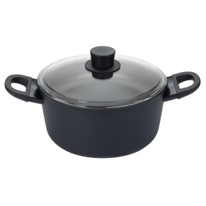 BALLARINI 75002-921-0 garnek Okrągły Czarny