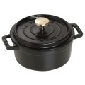 Garnek żeliwny okrągły Staub - 400 ml, Czarny - 2695112