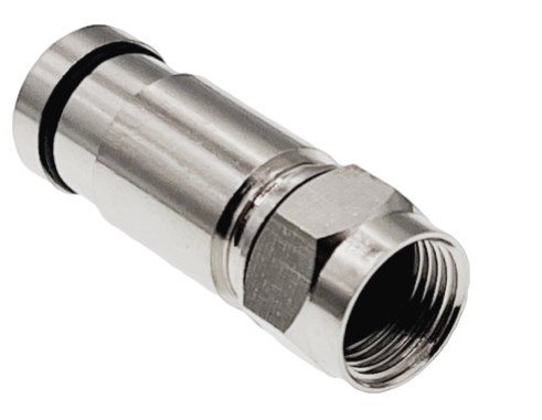 Alantec Złącze F kompresyjne RG6, średnica tulei wewnętrznej 4.55 mm (0,1) (WTR455) - 2665261