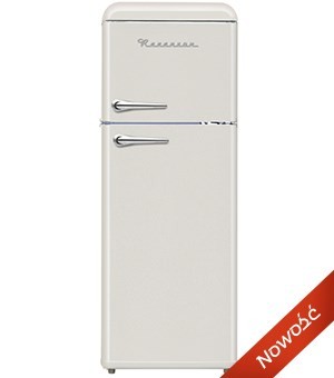 Lodówka Retro Ravanson LKK-210RC (545mm x 1470mm x 585 mm; 157l; Klasa A++; kremowy) (WYPRZEDAŻ) - 2702303