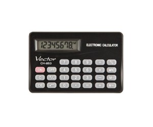 Vector Kalkulator kieszonkowy KAV CH-853, 8-cyfrowy,.83x53mm, czarny