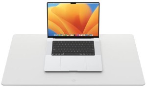 Podkładka na biurko Twelve South DeskPad ze skóry wegańskiej (dove grey)