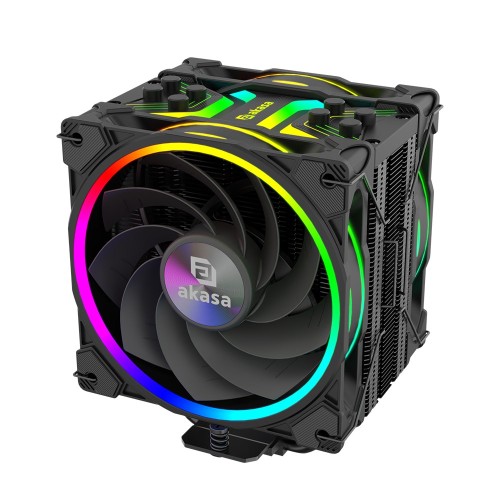 Akasa H4 Plus CPU cooler + AR12 Reverse Blade Fan - 2705926
