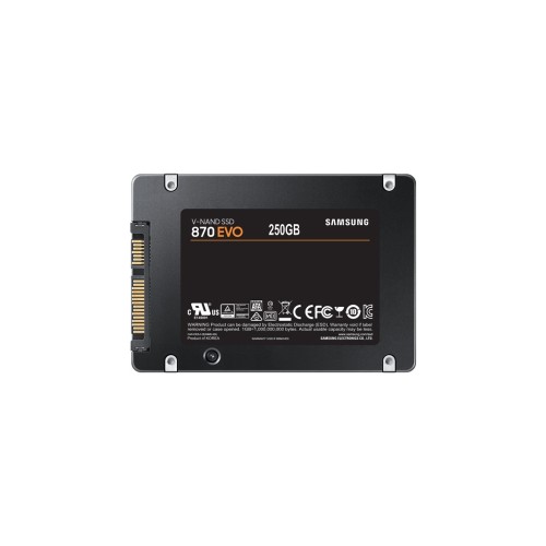 Dysk SSD Samsung 870 EVO MZ-77E250B 250GB SATA (WYPRZEDAŻ) - 2585913