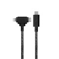 Native Union Belt Cable Duo Pro 240W - kabel USB-C - USB-C / lightning, 2,4 m (cosmos) - 2706844