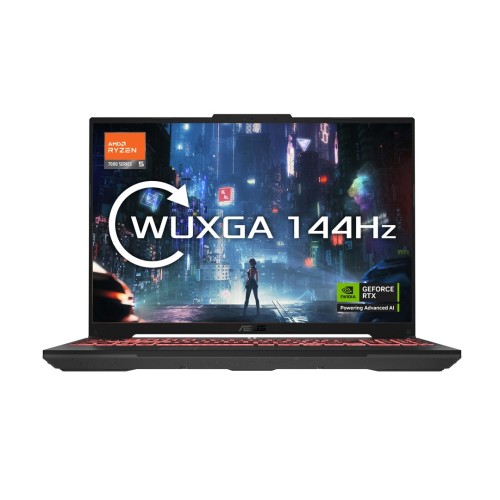 ASUS TUF Gaming A16 FA607NU-R5165W Ryzen 5 7535HS 16.0" FHD+ 144Hz Value IPS-level 300nits AG 16GB DDR5 SSD512 GeForce RTX 4050 6GB LAN WLAN+BT Cam720p 56Wh Win11 Mecha Gray - 2708067