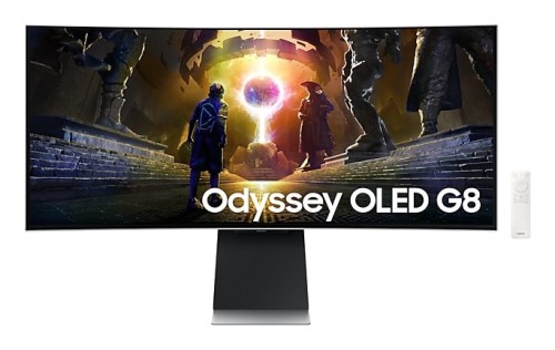 Samsung LS34DG850SUXDU monitor komputerowy 86,4 cm (34") 3440 x 1440 px OLED Srebrny - 2709812