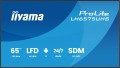 Monitor IIYAMA 164.0cm(65") LH6575UHS-B2AG 16:9 2xHDMI+2xUSB+3xDP - 2710611