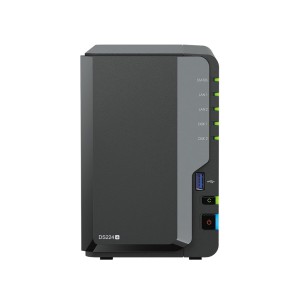Serwer danych NAS Synology DiskStation DS224+ Komputer stacjonarny Intel® Celeron® J4125 2 GB DDR4 0 TB Czarny