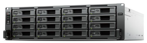 NAS Synology DS1825+, 3U Rack, 16x 2.5"/3.5" SATA, AMD Ryzen V1780B, 8GB DDR4 (max.32GB), 2x 1GbE RJ-45, 1x 10GbE RJ-45, 2x USB 3.2, 1x Mini-SAS HD, 550W Redundant PSU - 2711106