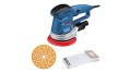 Bosch GEX 34-150 Professional Losowa szlifierka oscylacyjna 12000 RPM 24000 OPM Czarny, Niebieski, Szary, Czerwony - 2711356