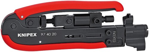 Szczypce Knipex do kabli i złączy F, BNC, RCA - 2693283