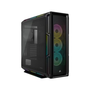 Korsarz | Inteligentna obudowa ze szkła hartowanego | iCUE 5000T RGB | Szyba boczna | Czarny | Wieża środkowa | Zasilacz w zestawie Nie | Format ATX
