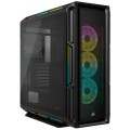 Korsarz | Inteligentna obudowa ze szkła hartowanego | iCUE 5000T RGB | Szyba boczna | Czarny | Wieża środkowa | Zasilacz w zestawie Nie | Format ATX - 2712073