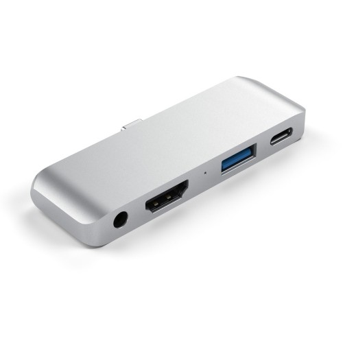 Satechi Aluminum USB-C Mobile Hub 4w1 für Apple iPad Pro Silber - 2712712