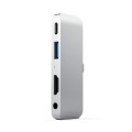 Satechi Aluminum USB-C Mobile Hub 4w1 für Apple iPad Pro Silber - 2712713