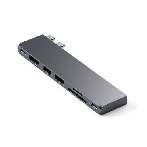 Hub Satechi Type-C Pro Hub Slim gwiezdna szarość - Smukła obudowa - 2712790