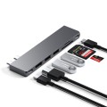 Hub Satechi Type-C Pro Hub Slim gwiezdna szarość - Smukła obudowa - 2712793