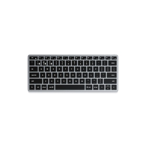Klawiatura Satechi Slim X1 - klawiatura Bluetooth do trzech urządzeń USB-C (space gray) - 2712809