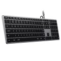 Klawiatura Satechi Slim W3 z układem numerycznym USB-C (space gray) - 2712815