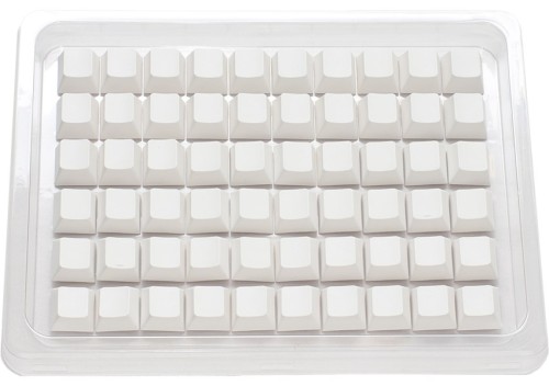 Zestaw Ducky Blank White PBT, profil wiśniowy - 133, układ ANSI-US, układ ANSI-US - 2712830