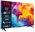 Telewizor TCL 55P655 55" 4K Ultra HD Google TV Dolby Atmos DVB-T2 Tytan (WYPRZEDAŻ) - 2716498