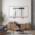MACLEAN ULTRA PŁASKI UCHWYT ŚCIENNY DO TV, 40-85", MAX VESA 600X400, OBCIĄŻENIE DO 80KG MC-123 - 2716728