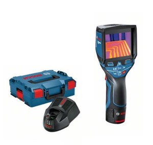 Bosch GTC 400 C Professional Noise equivalent temperature difference (NETD) Czarny, Niebieski 2000 mAh 160 x 120 px Wbudowany wyświetlacz