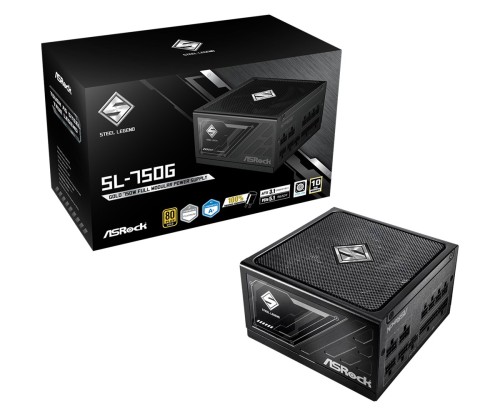 Zasilacz ASRock STEEL LEGEND 750W 80 Plus Gold (WYPRZEDAŻ) - 2717328