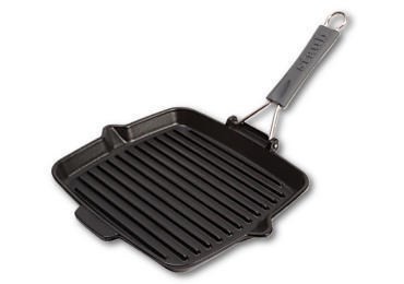 Patelnia grillowa STAUB IRON 40509-344-0 żeliwna 24 cm Czarny - 2718047