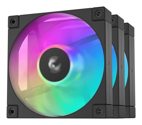 Deepcool R-FD12-BKAPN3-G ARGB-3 IN 1 Performance 120mm Fan Black 3-Pack - 2719279