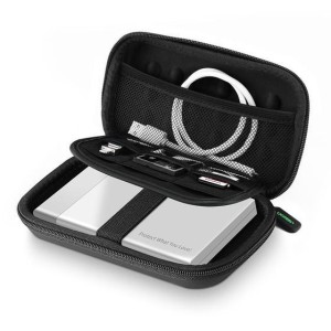 Ugreen Etui na dysk twardy HDD i akcesoria (16,5 x 9,5 x 4,5 cm; czarny)