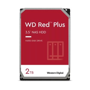 Dysk HDD WD Red Plus WD20EFPX (2 TB ; 3.5"; 64 MB; 5400 obr/min) (WYPRZEDAŻ)