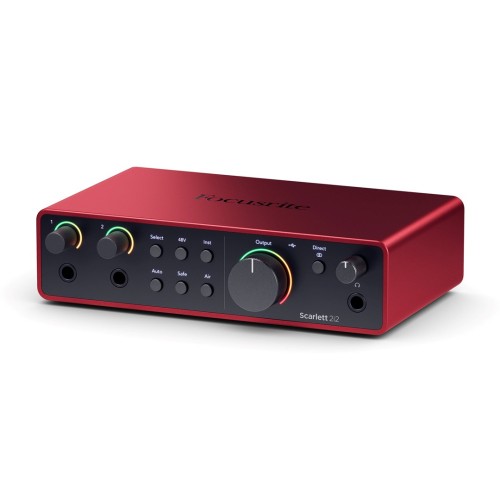 Focusrite Scarlett 2i2 USB-C 4th Gen - Interfejs Audio - 2628508