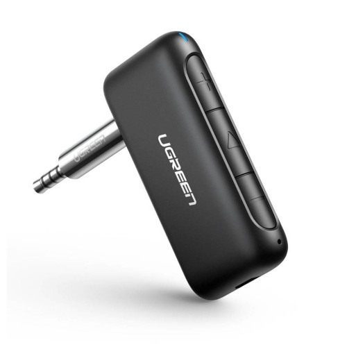 Ugreen Odbiornik dźwięku adapter audio Bluetooth 5.0 - 3,5 mm mini jack do samochodu (czarny) - 2719986